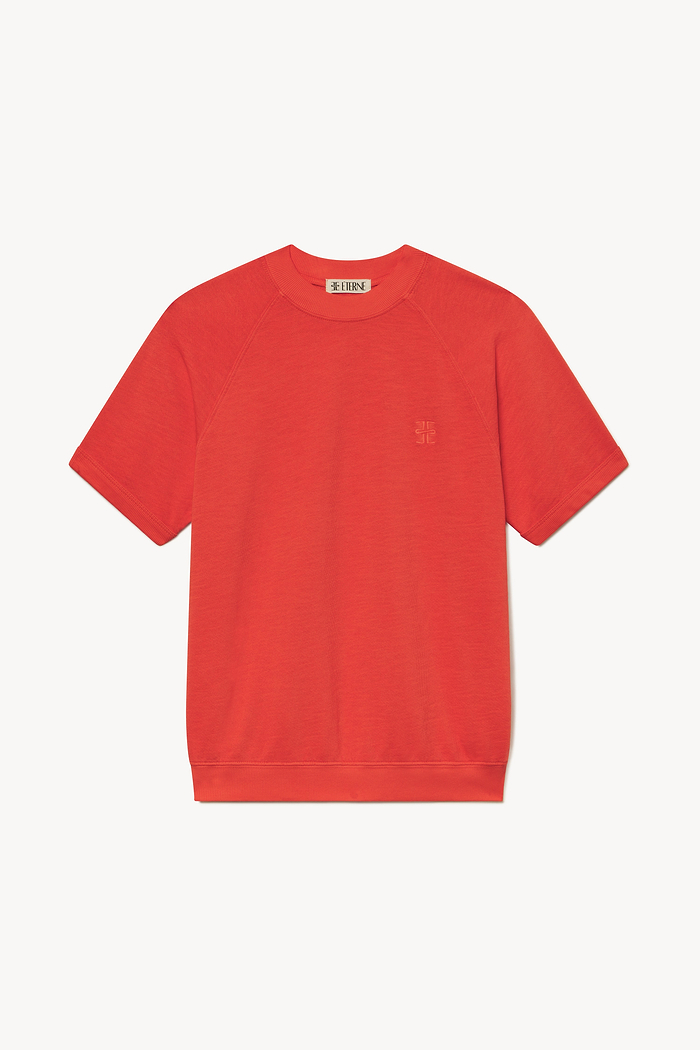 SHORT SLEEVE RAGLAN SWEATSHIRT