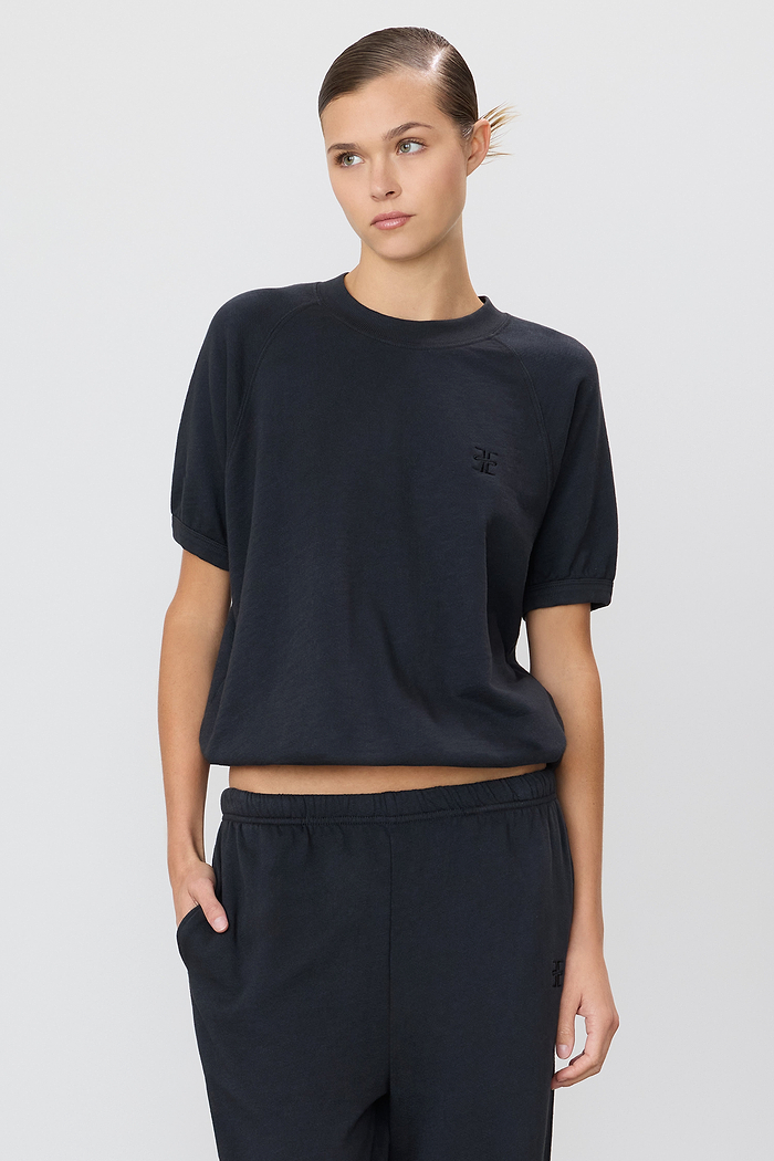 SHORT SLEEVE RAGLAN SWEATSHIRT