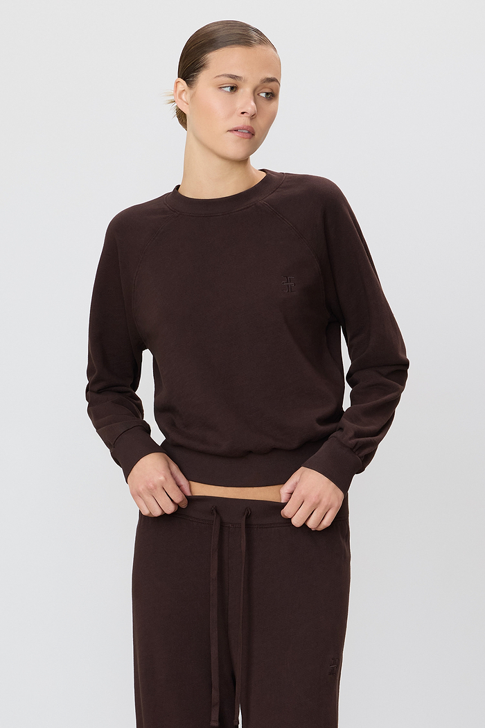 SHRUNKEN RAGLAN SWEATSHIRT