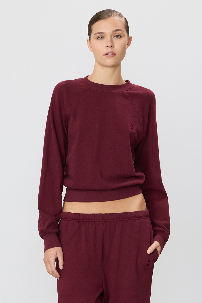 SHRUNKEN RAGLAN SWEATSHIRT