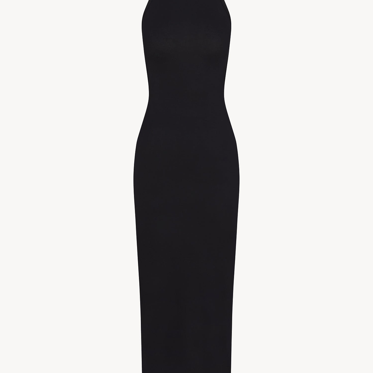 Eterne Vivian Halter Maxi Dress - Blk