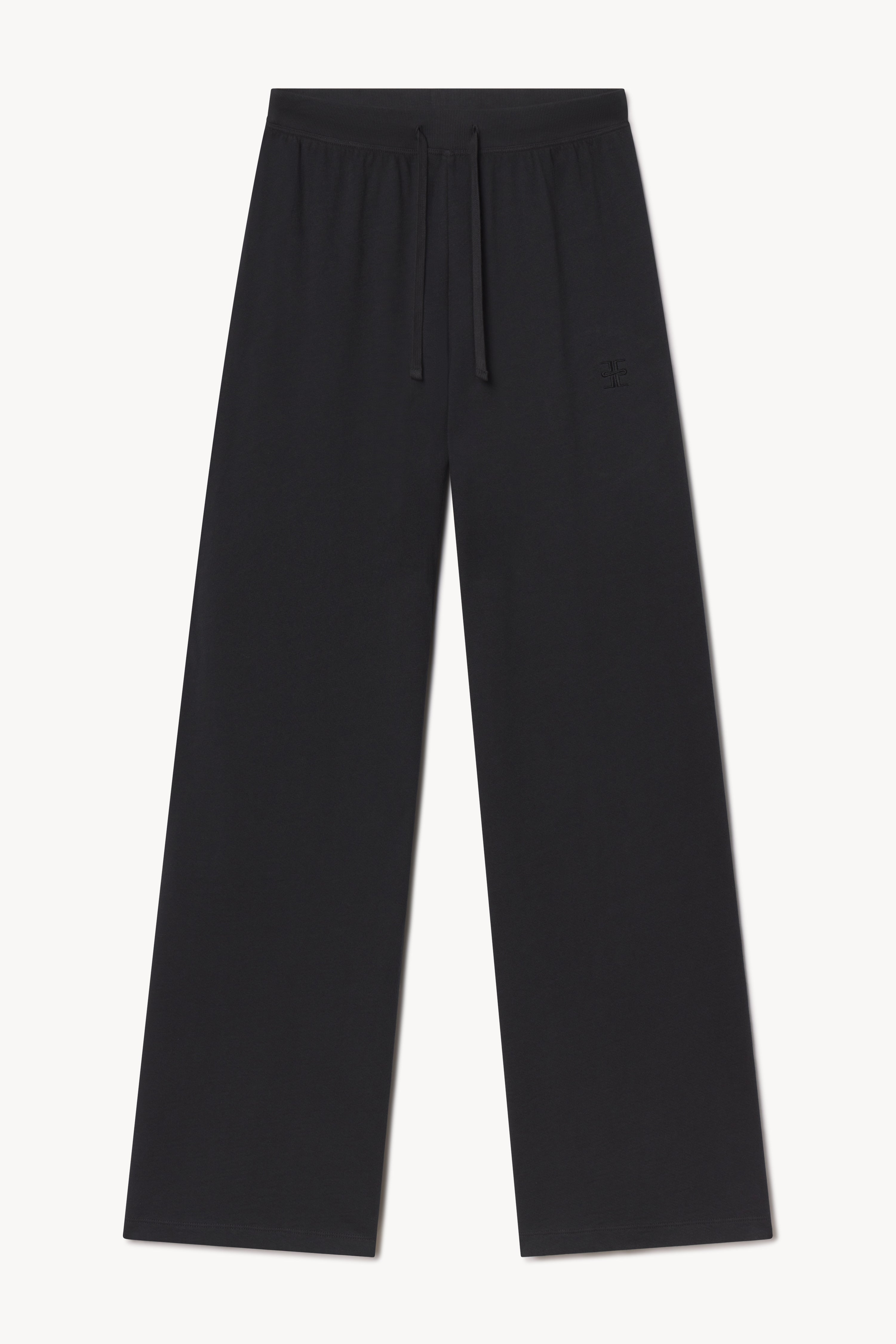 DRAWSTRING WIDE LEG SWEATPANT