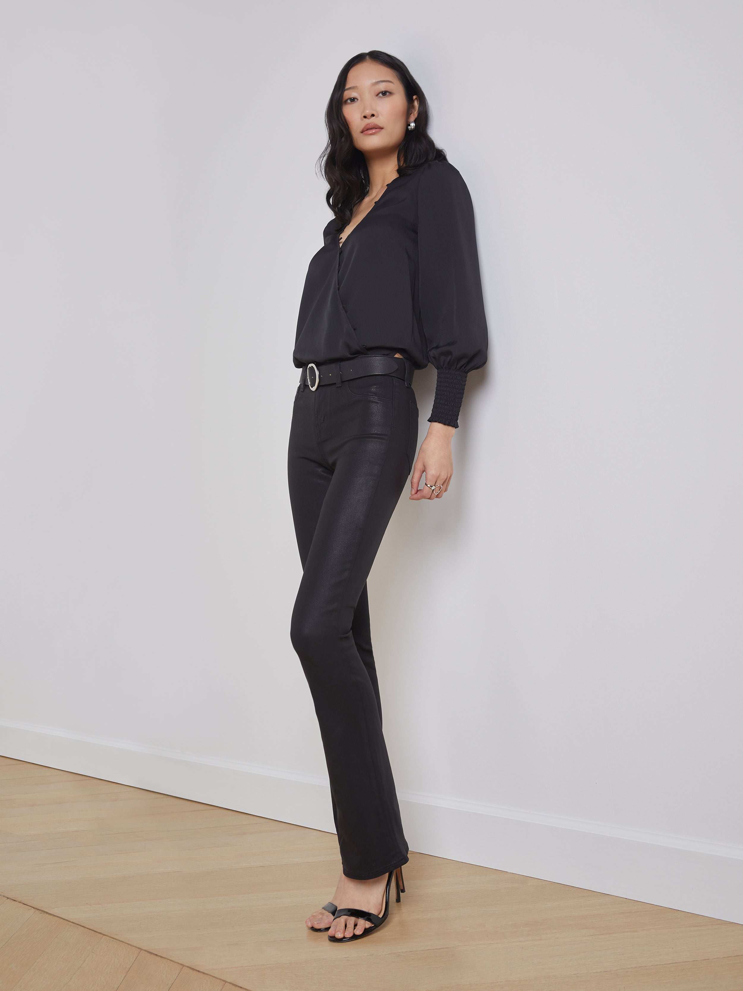 L'AGENCE Coated Jeans | Luxury Coated Jeans for Women – L'AGENCE