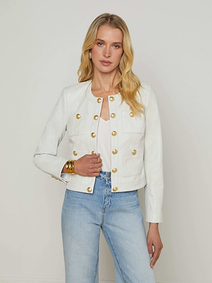 Jayde Leather Jacket jacket L'AGENCE