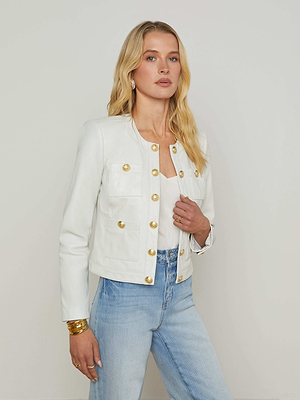 Jayde Leather Jacket jacket L'AGENCE