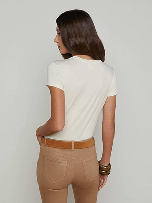 Ressi Fitted Tee tee shirt L'AGENCE