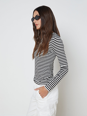 Tess Long Sleeve Tee tee shirt L'AGENCE   