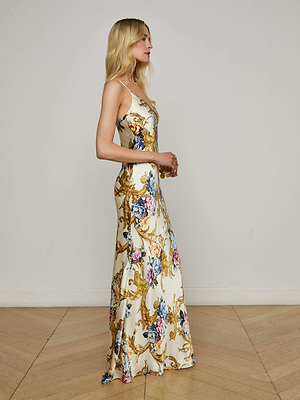 Serita Silk Gown dress L'AGENCE