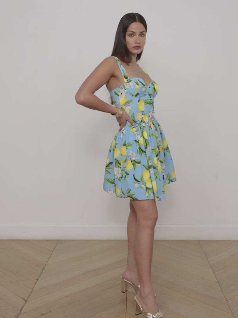 Jai Drop Waist Mini Dress dress L'AGENCE