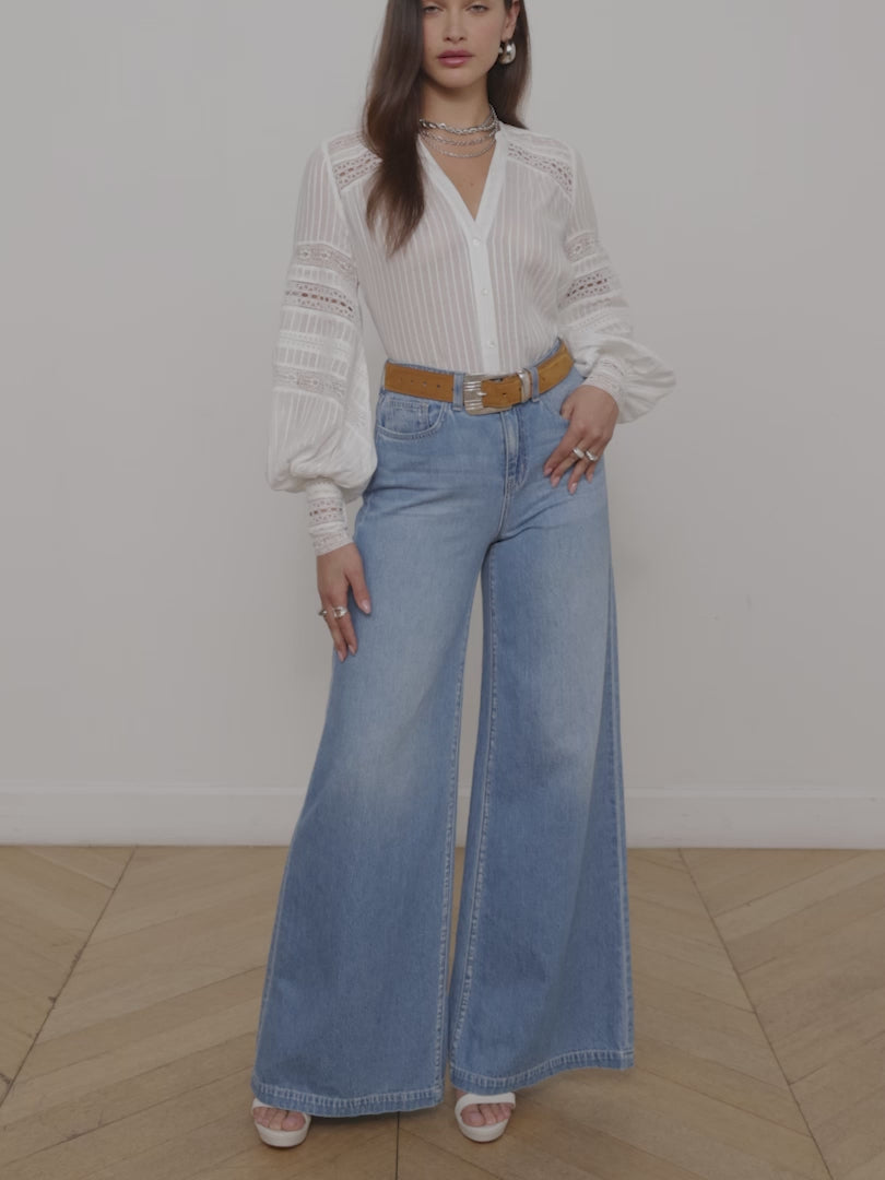 Quincy Wide-Leg Jean jean L'AGENCE