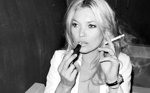 How smoking affected Kate Moss