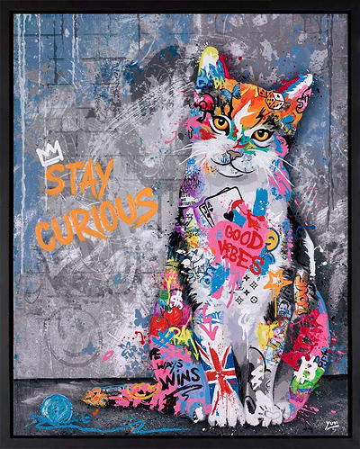 Stay Curious - Cat