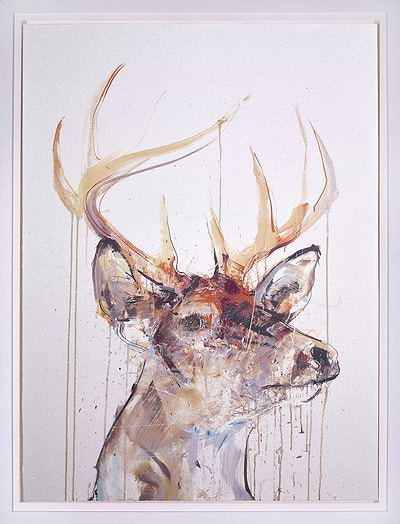 Stag IV (Diamond Dust) (AP) (Framed)