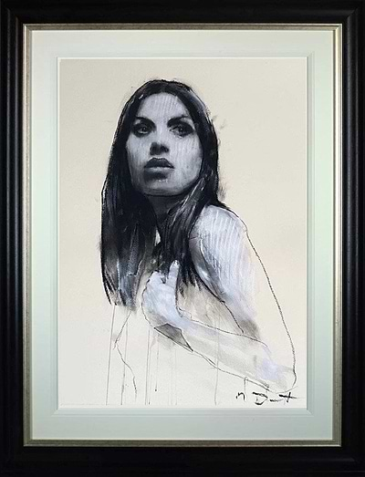 Amy (small study) II (Framed)