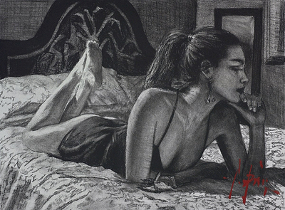 Paola on Bed