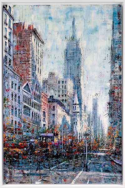 Sunny Day on NYC (Framed)