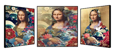 Floral Mona (Framed)