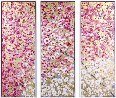 Spring Embrace (Triptych)