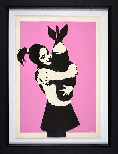 Bomb Love, (Bomb Hugger), 2003 (Framed)