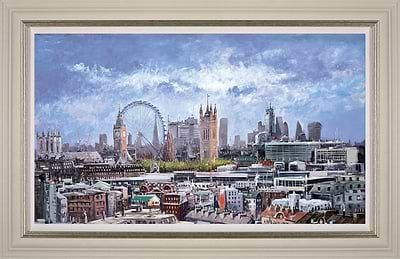 Rooftops of London (Framed)