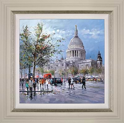 Heading to St Paul's (Framed)