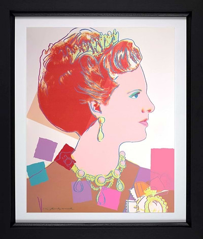 Queen Margrethe II Of Denmark, 1985 (Framed)