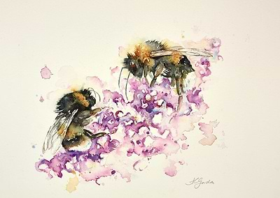 Bumbles on Blossom