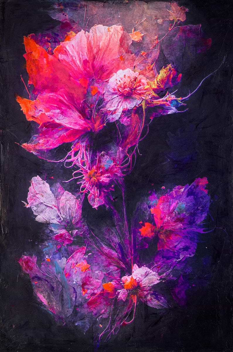 Blue Flower And Skulls | Takashi Murakami – Clarendon Fine Art