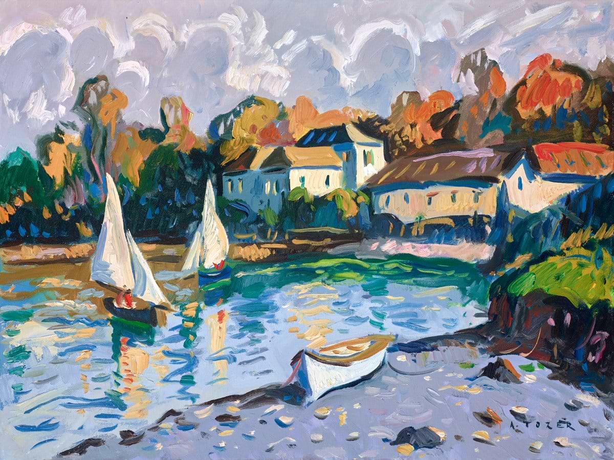 Coastal Days, Portscatho | Andrew Tozer – Clarendon Fine Art