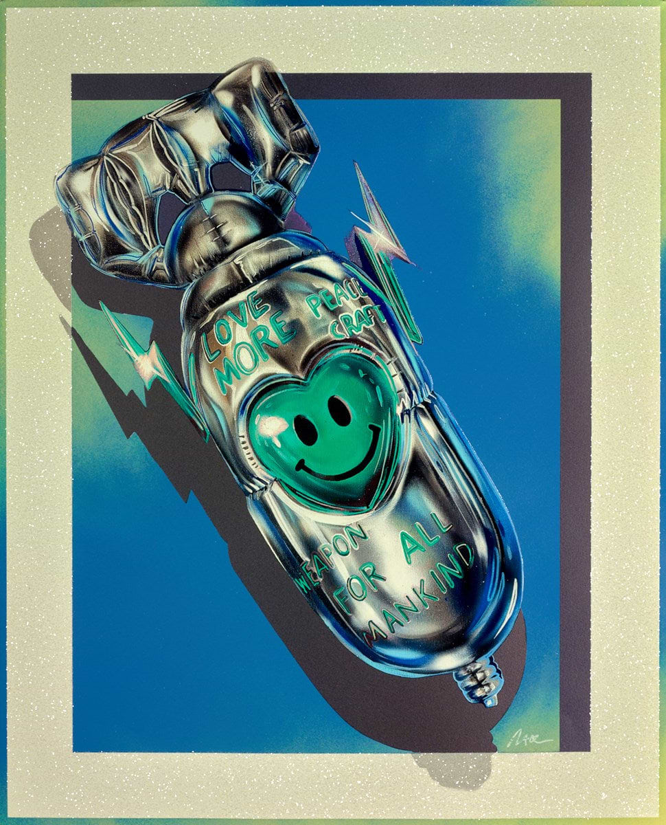 Love Grenade - Pink/Green | Maxim – Clarendon Fine Art