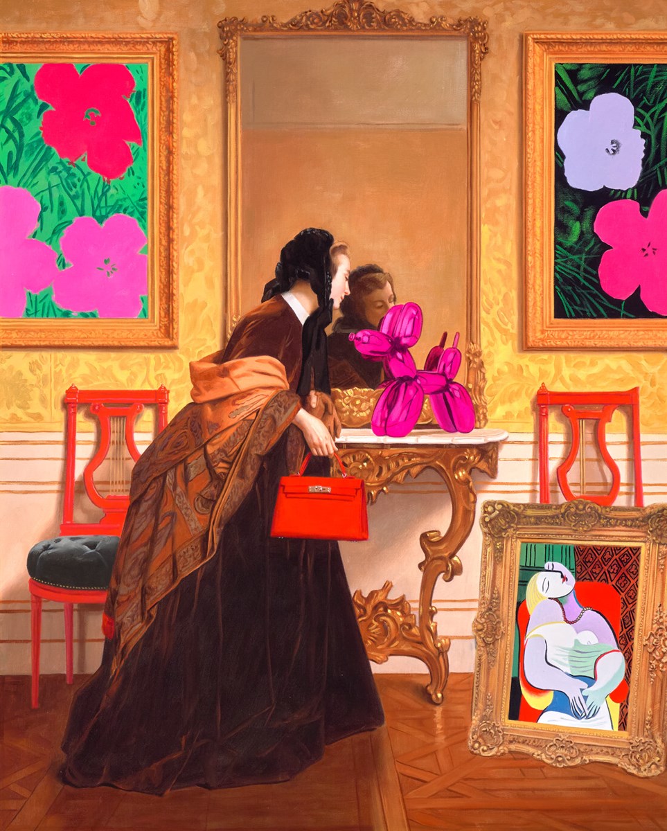 TIME - Camouflage Moss Green | Takashi Murakami – Clarendon Fine Art