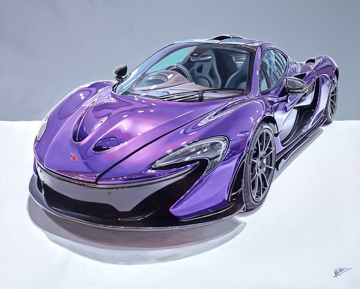 ファインアートフォト 愛車とビルワイマン 額付き Buy Cars & Transport Art - Original Paintings & Limited Editions