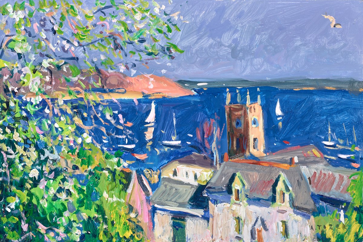 Silver Afternoon, Portscatho | Andrew Tozer – Clarendon Fine Art
