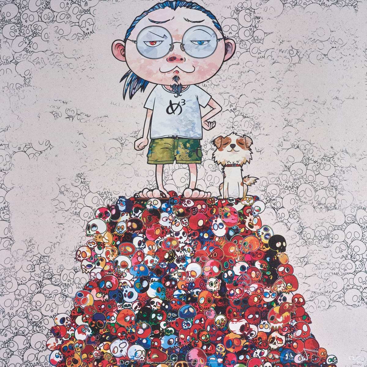 TIME - Camouflage Moss Green | Takashi Murakami – Clarendon Fine Art