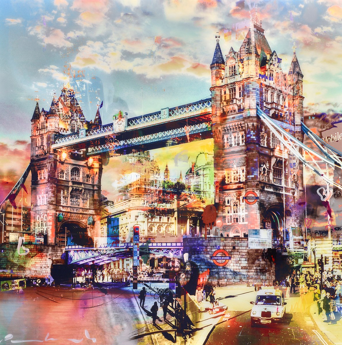 Blue Traffic | Paco Raphael - Clarendon Fine Art