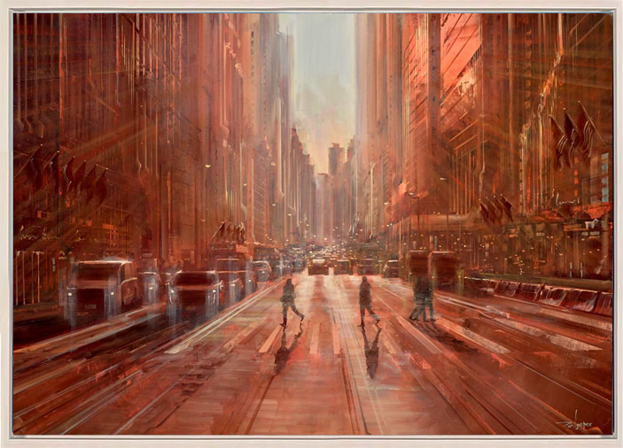 Autumn In Manhattan | Ziv Cooper - Clarendon Fine Art