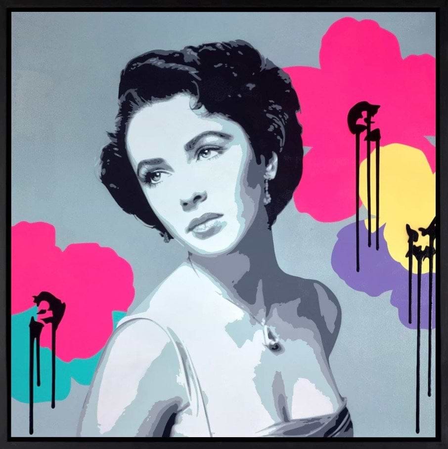 ELIZABETH TAYLOR    絵 Elizabeth Taylor . . . . #ElizabethTaylor #エリザベス
