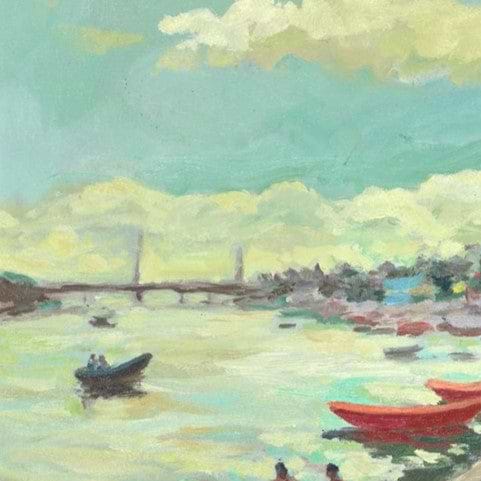 Turquoise Steps,Ganges