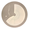 Large Brushstroke Circle Cream