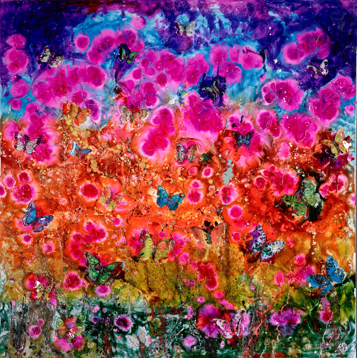 Butterflies And Florals