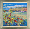 Campsie Fells with Rosehips (Framed)
