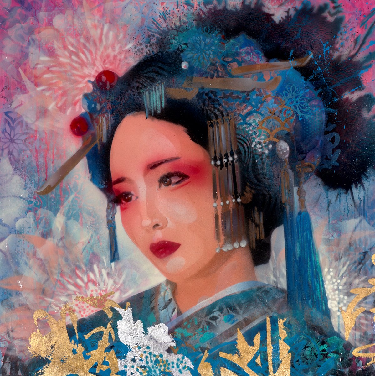 Posing Geisha