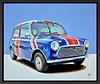 1965 Union Jack Austin Mini (Framed)
