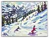 Swishing Past , Villars , Switzerland
