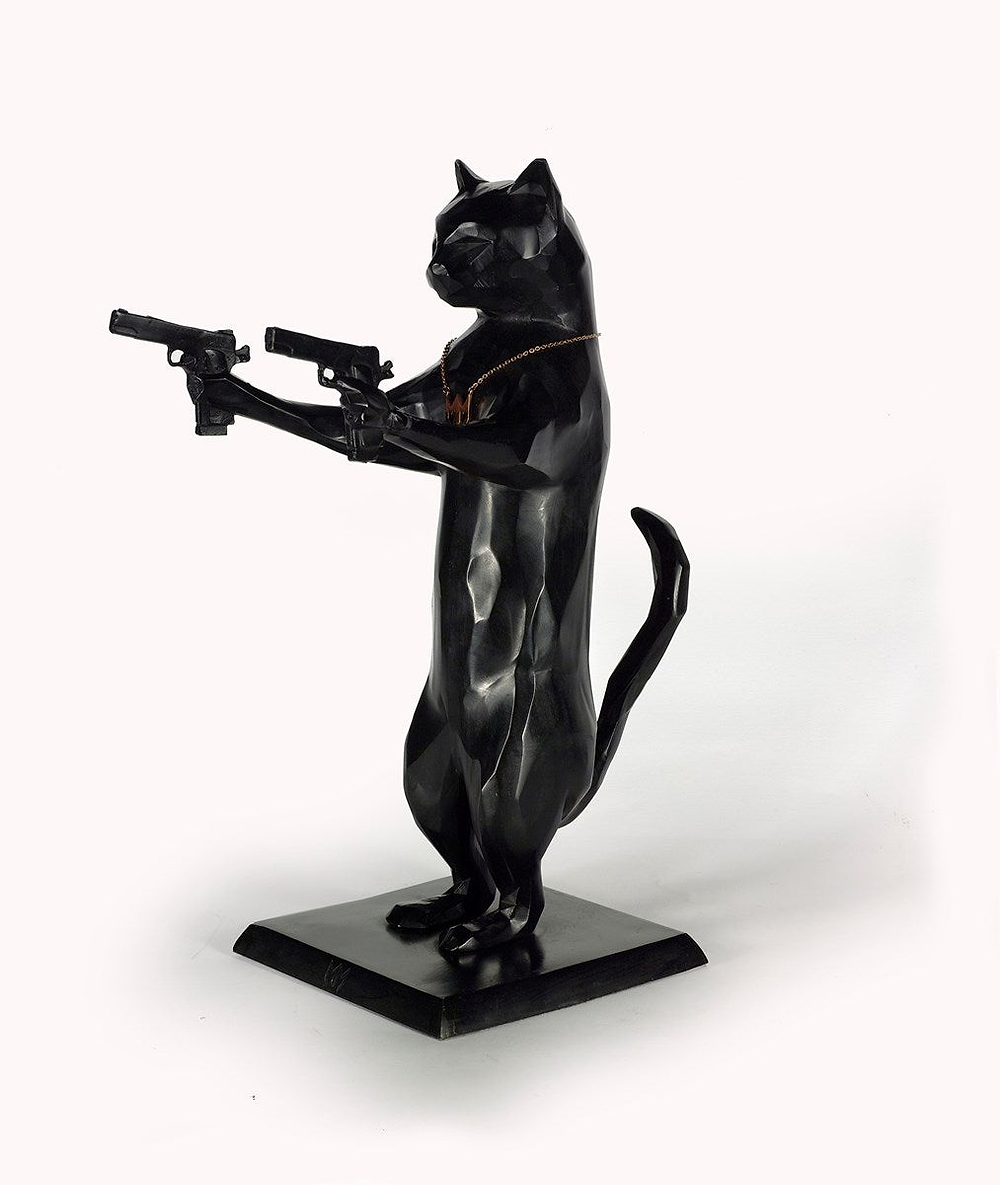 Rebel With The Paws (Bronze)