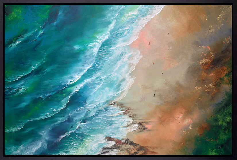 Looking Down At The Beach II