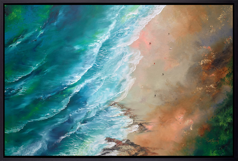 Looking Down At The Beach II