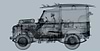 1972 Land Rover Surfer Mid Grey (Framed)
