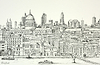 St Pauls from Tate Modern (sketch)