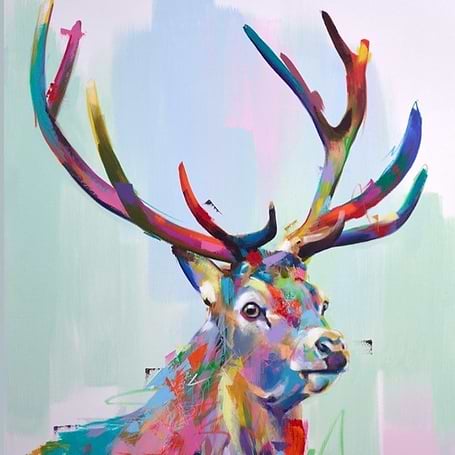 Jennifer Hogwood abstract animal artist